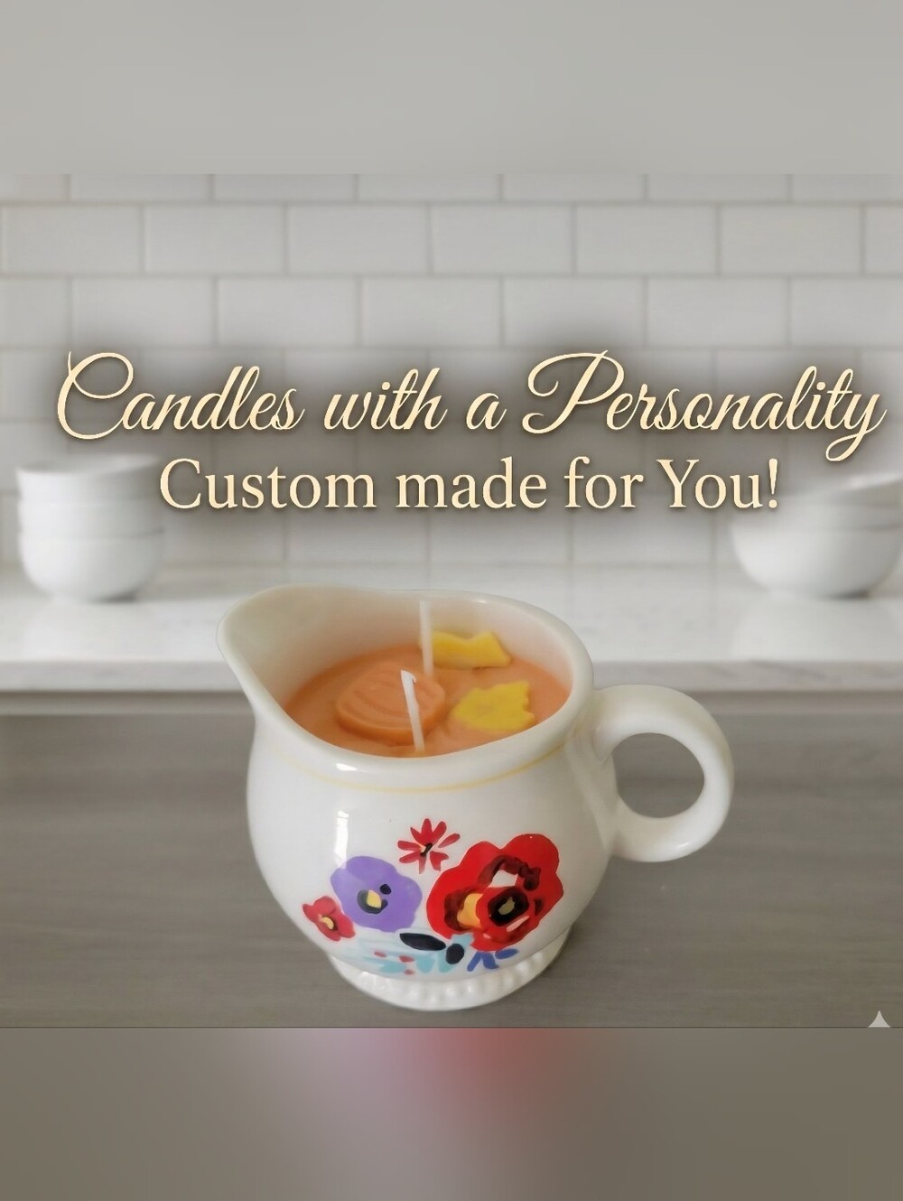 Pioneer Woman Mug with Pumpkin Spice Scent Soy Wax Candle